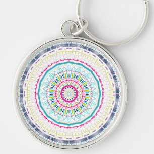 Llavero mandala colorido