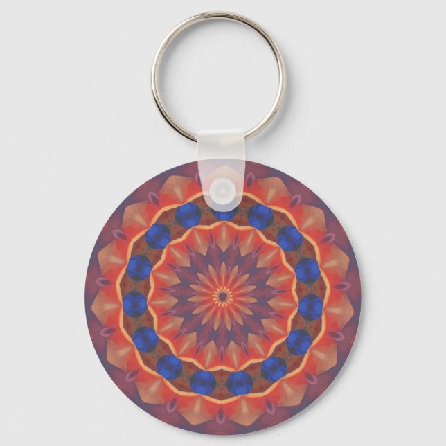 Llavero Mandala de Diversidades Infinitas (Anverso)