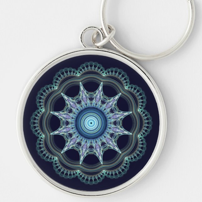 Llavero Mandala de estrella (Frente)