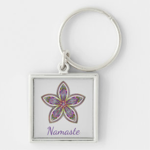 Llavero Mandala de la flor de Namaste
