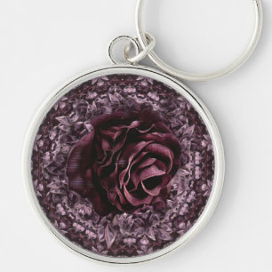 Llavero Mandala de rosa 