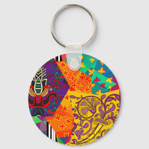 Llavero Mandala festiva india turca