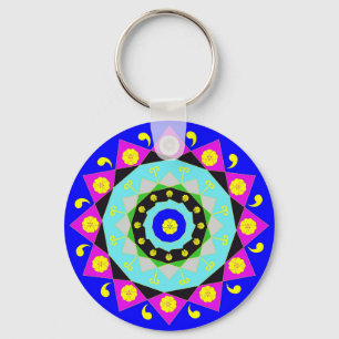 Llavero Mandala: Keychain decorativo