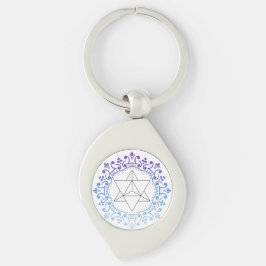 Llavero Mandala Merkaba Yoga Spiritual