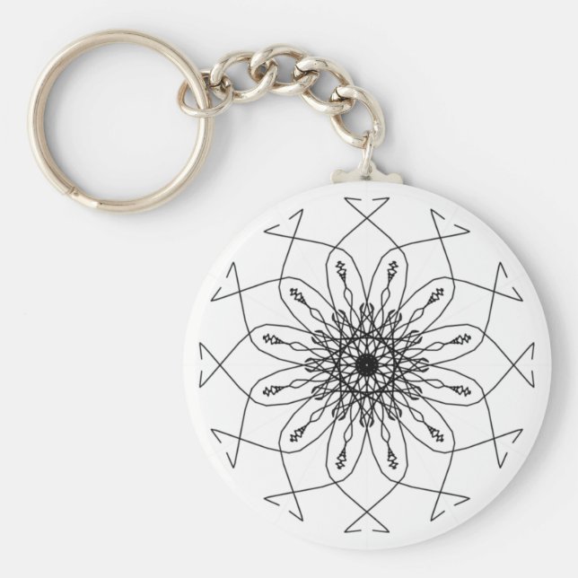 Llavero Mandala minimalista (Frente)