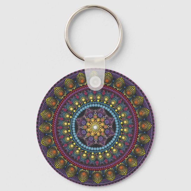Llavero Mandala misteriosa (Anverso)