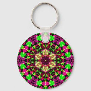 Llavero Mandala psicodélica #13 Keychain