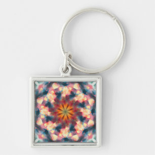 Llavero Mandala psicodélica de Kaleidoscópico de Prisma