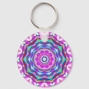 Llavero Mandala rosada