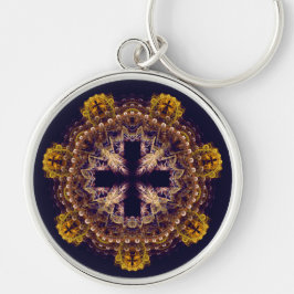 Llavero Mandala transversal fractal