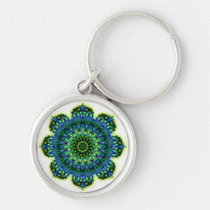 Llavero Mandala verde azul