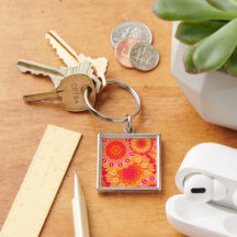 Mandalas superpuestas naranja rosa amarillo