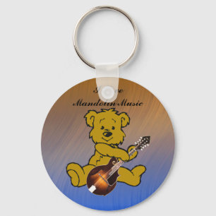 LLAVERO MANDOLIN BEAR KEYCHAIN