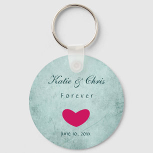 Llavero Manejo boda personalizado elegante para siempre