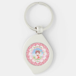 Llavero Maneki Neko Lucky Luna Metalizado