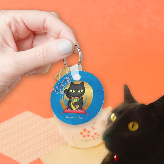 Llavero Maneki Neko Lucky Poilue Round (Maneki Neko Lucky Poilue Round Keychain)