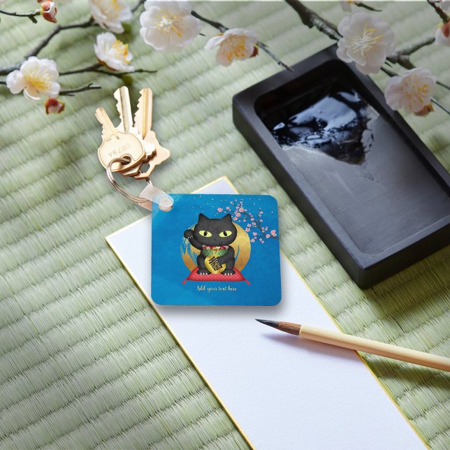 Llavero Maneki Neko Lucky Poilue Square (Maneki Neko Lucky Poilue Square Keychain)