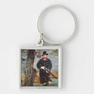 Llavero Manet el   Pertuiset, cazador del león, 1881