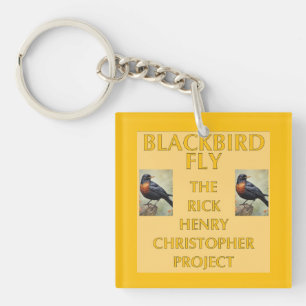 Llavero Manga de imágenes de vuelo de Blackbird