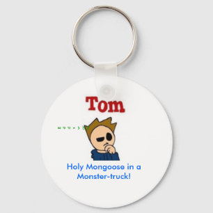 Llavero ¡Mangosta santa en un monster truck!