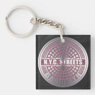 Llavero Manhole Covers Brooklyn