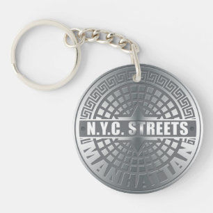 Llavero Manhole Covers Manhattan