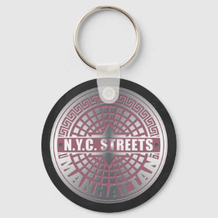 Llavero Manhole Covers Manhattan