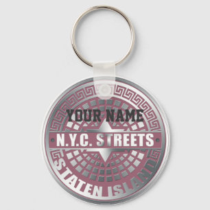 Llavero Manhole Covers Staten Island