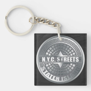 Llavero Manhole Covers Staten Island