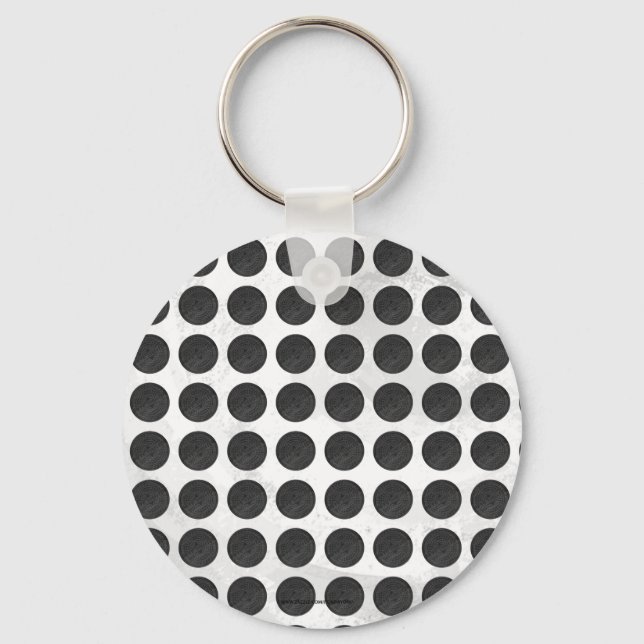 Llavero Manhole Cubre Mármol Negro (Anverso)