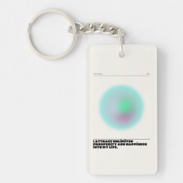 Llavero manifestación de afirmaciones diarias