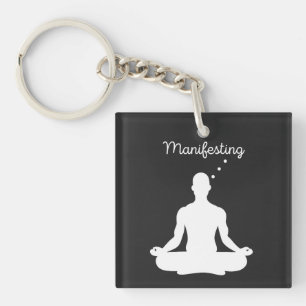 Llavero Manifiesto de la meditación visual para vibracione