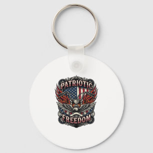 Llavero Manillares de libertad patriótica Motociclista Lib