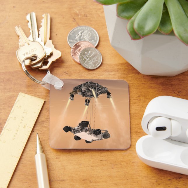 Llavero Maniobra de la grúa del cielo durante la descenden (Escritorio )