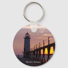 Llavero Manistee North Pierhead Light Key