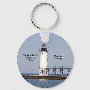 Llavero Manistee North Pierhead Light Key