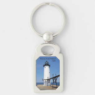 Llavero Manistle North Pierhead Light de la cadena de clav