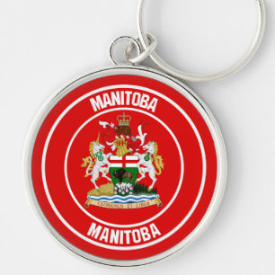 Llavero Manitoba Round Emblem