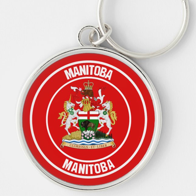 Llavero Manitoba Round Emblem (Frente)