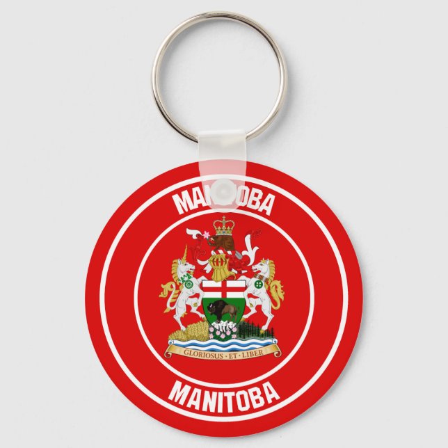 Llavero Manitoba Round Emblem (Anverso)