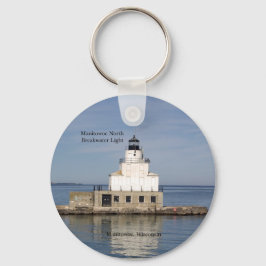 Llavero Manitowoc North Breakwater Light key chain