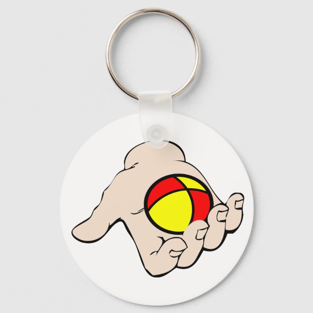Llavero Mano Con Malabarismo De La Ball Keychain (Anverso)