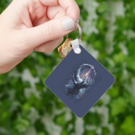 Llavero Mano Cósmica Fantasía Oscura