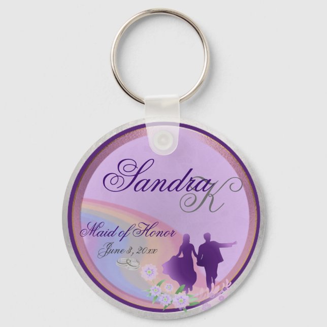 Llavero Mano de honor personalizable Keepsake Keychain (Anverso)
