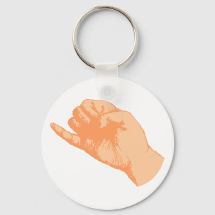 Llavero Mano dedos de la mano pequeños finger little