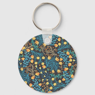 Llavero Mano floral dibujada: creativa sin foco
