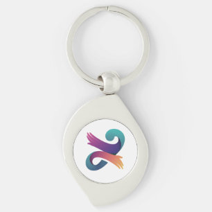 Llavero Mano Gráfico De Swirl