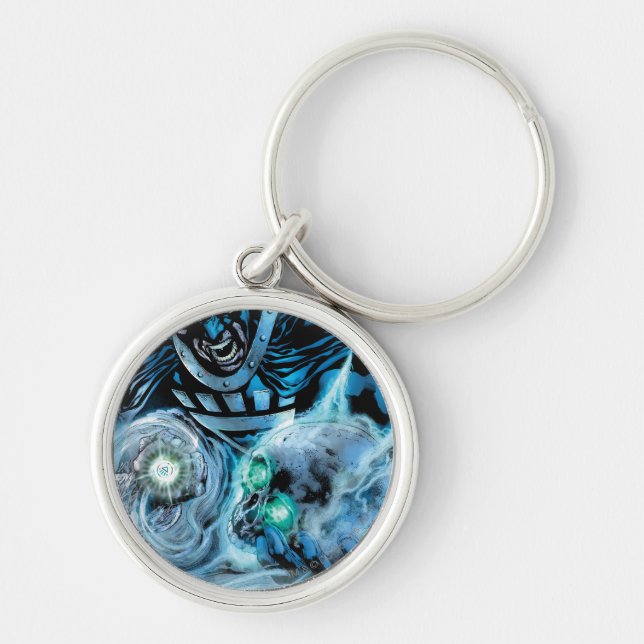 Llavero Mano negra con panel de cráneo (Frente)