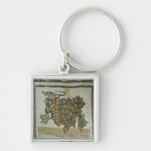 Llavero Manojo de uvas blancas, mosaico romano