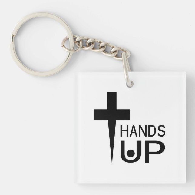 Llavero Manos arriba (Frente)